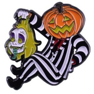 *2 for $13* Halloween Beetlejuice Pumpkin Pin